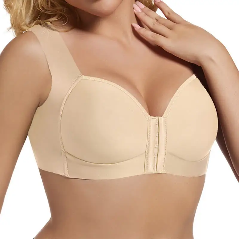 Front Closure Full Coverage Bra Wireless Bra