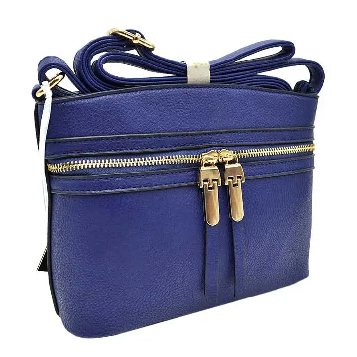 Zipper Detail Crossbody Bag