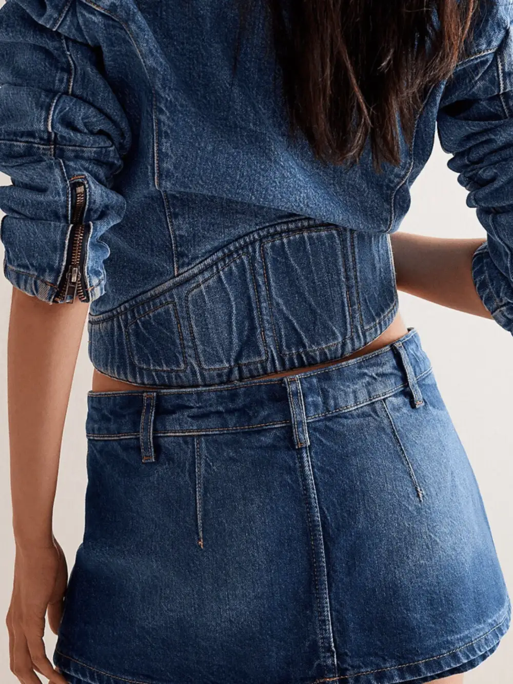 Mini Denim Skort