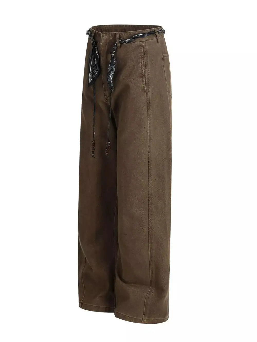 Relaxed Men's Wide Leg Pants
