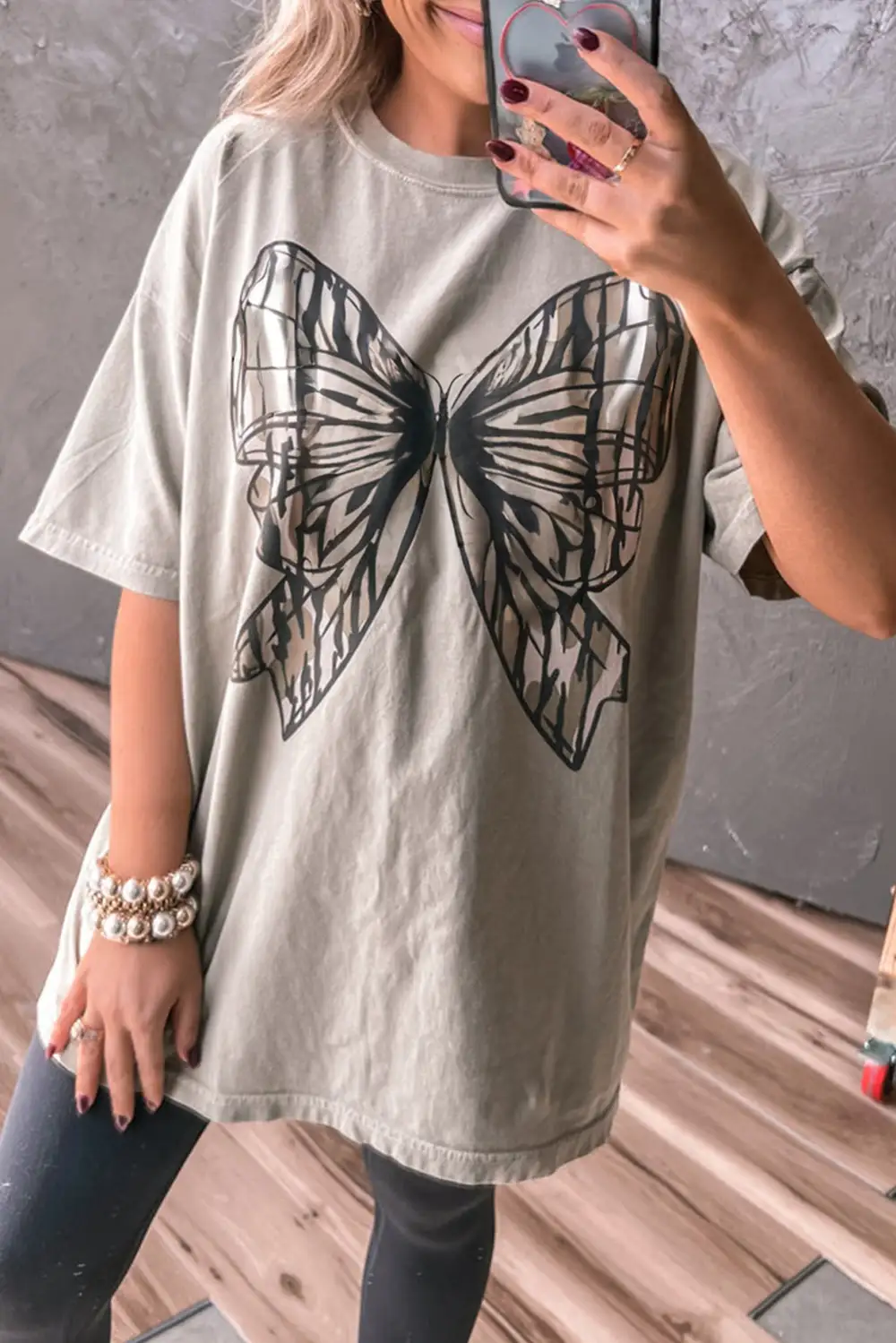 Casual Oversize Big Bow Tee