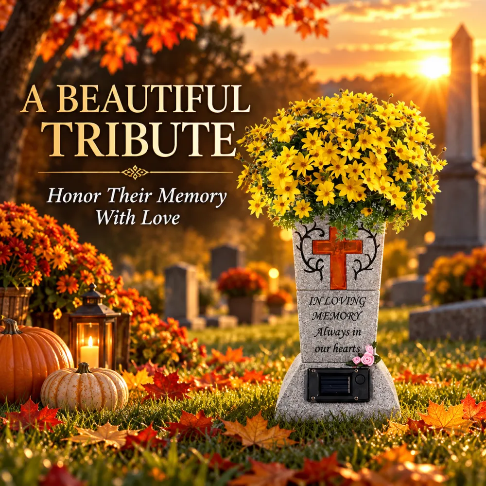 Pet Tombstone Decorative Vase Ornament Halloween Prop
