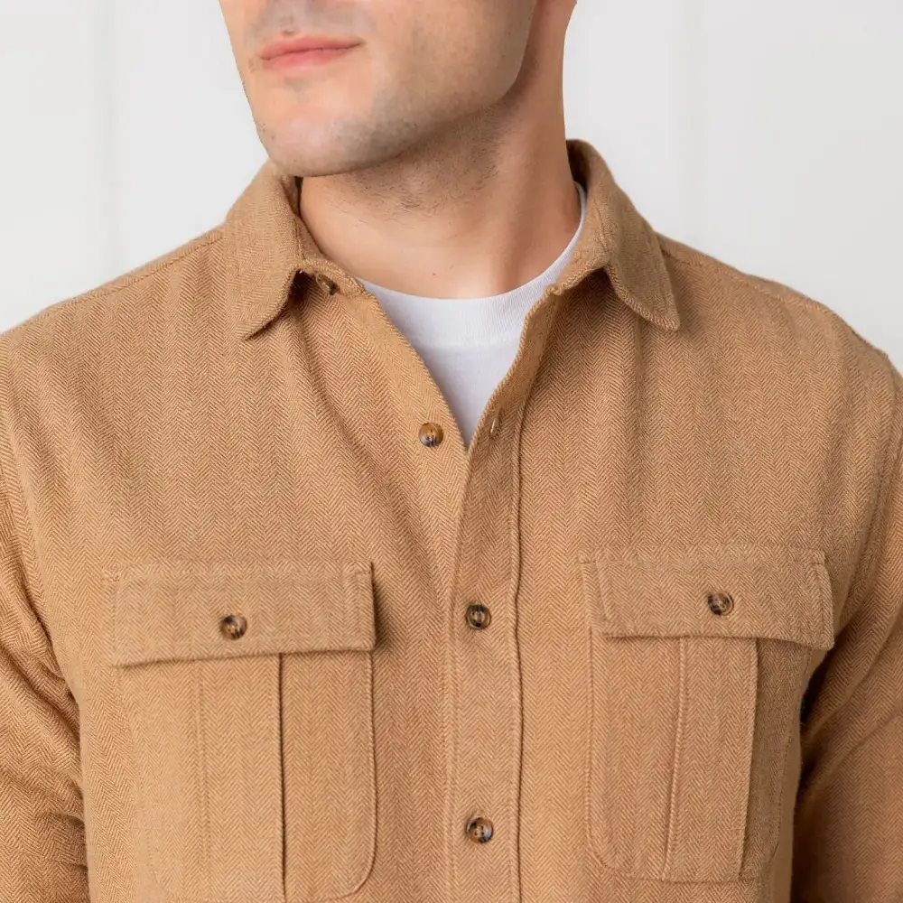 Modern Organic Flannel Shirt