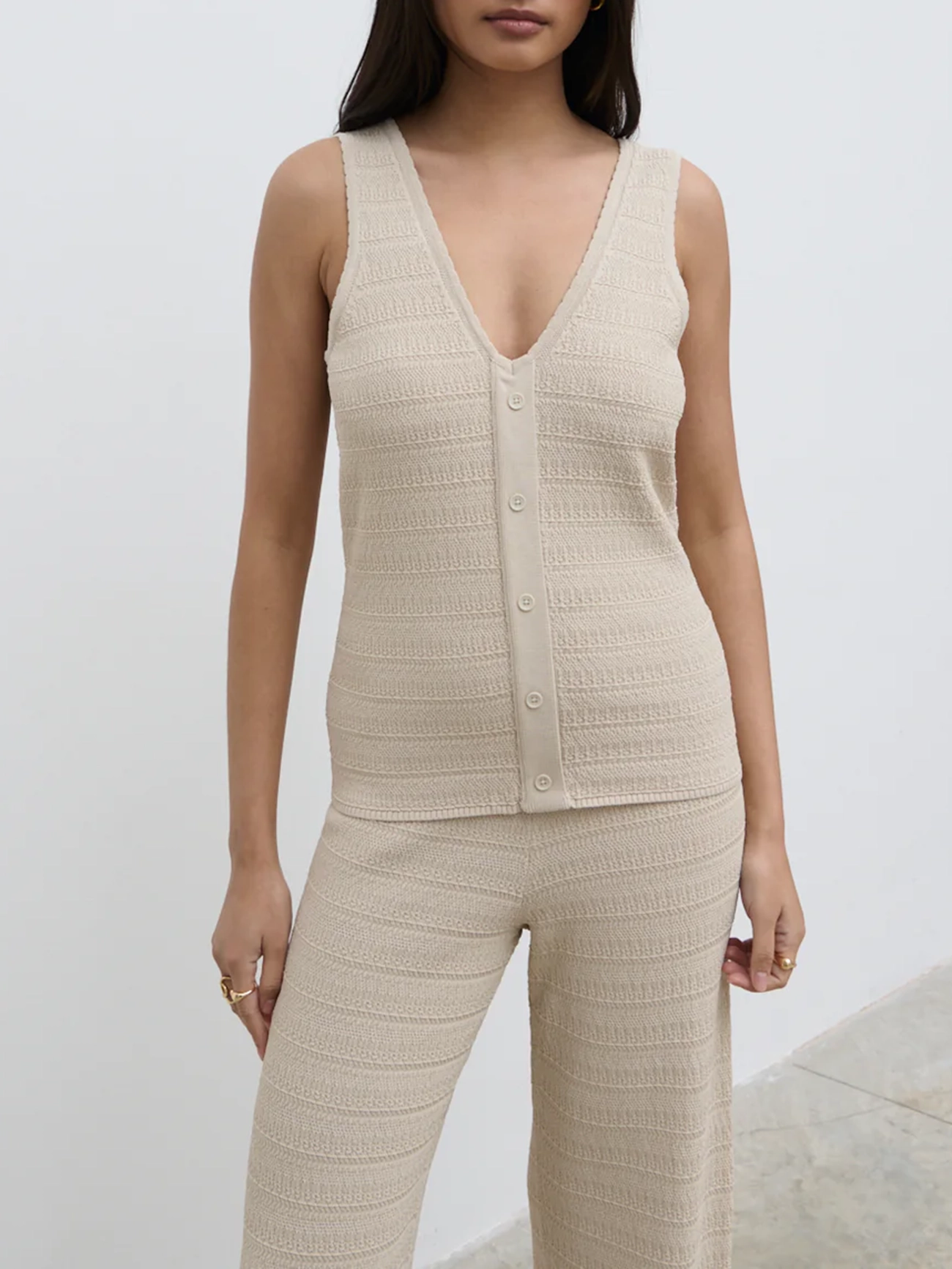 Crochet Knit Top