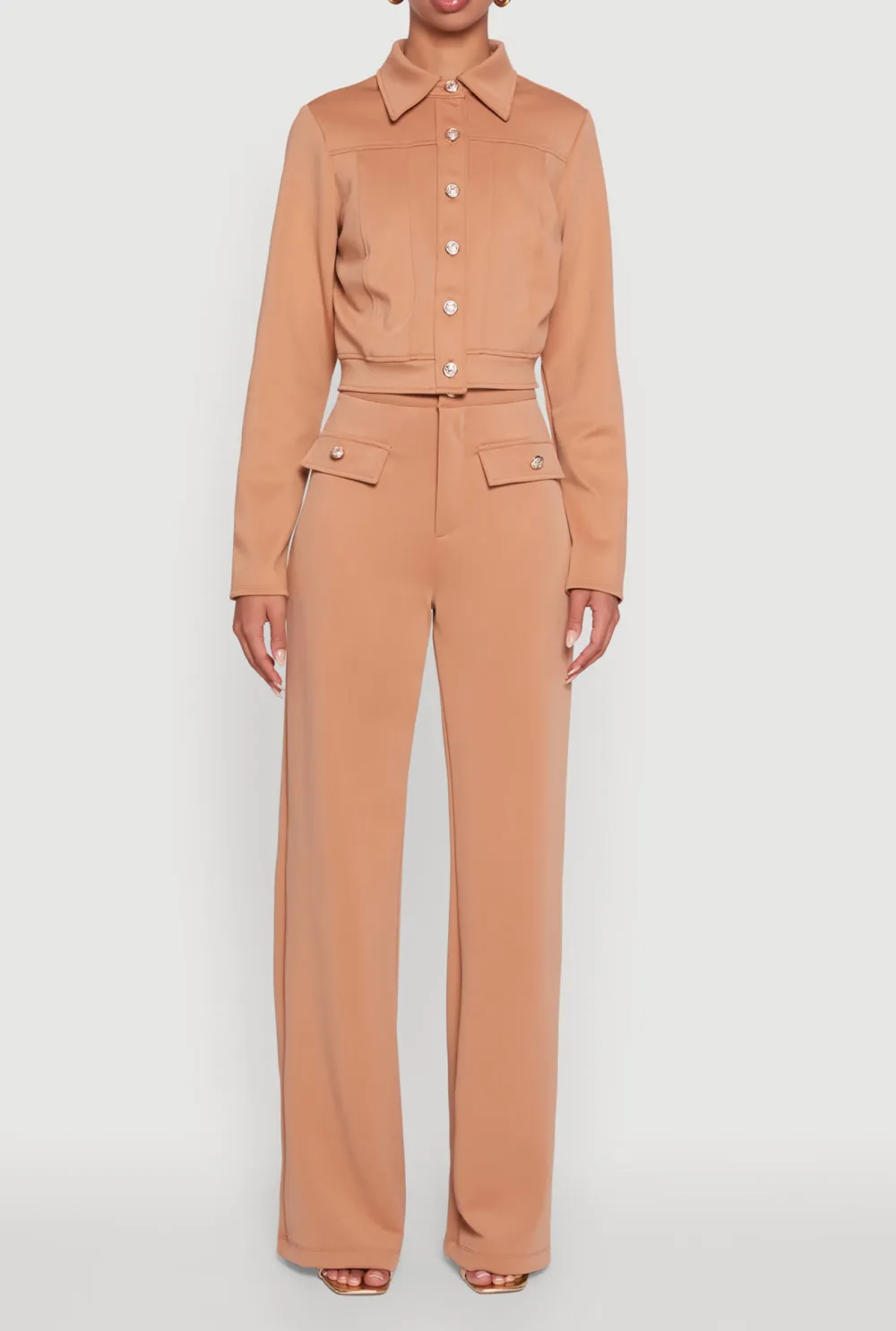 High Waisted Wide Leg Pants