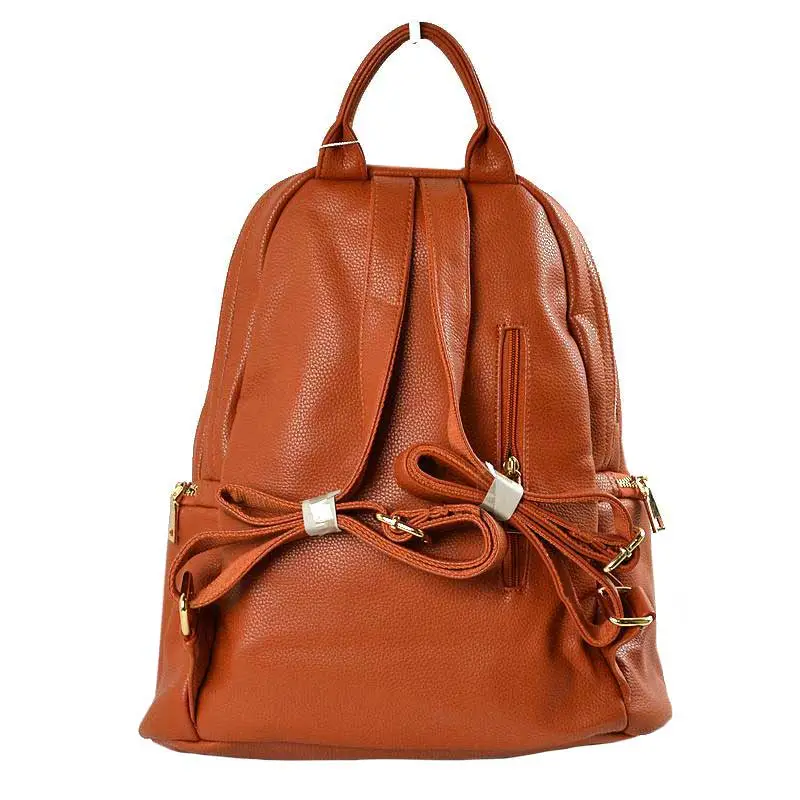 Shoulder Vegan Leather Backpack
