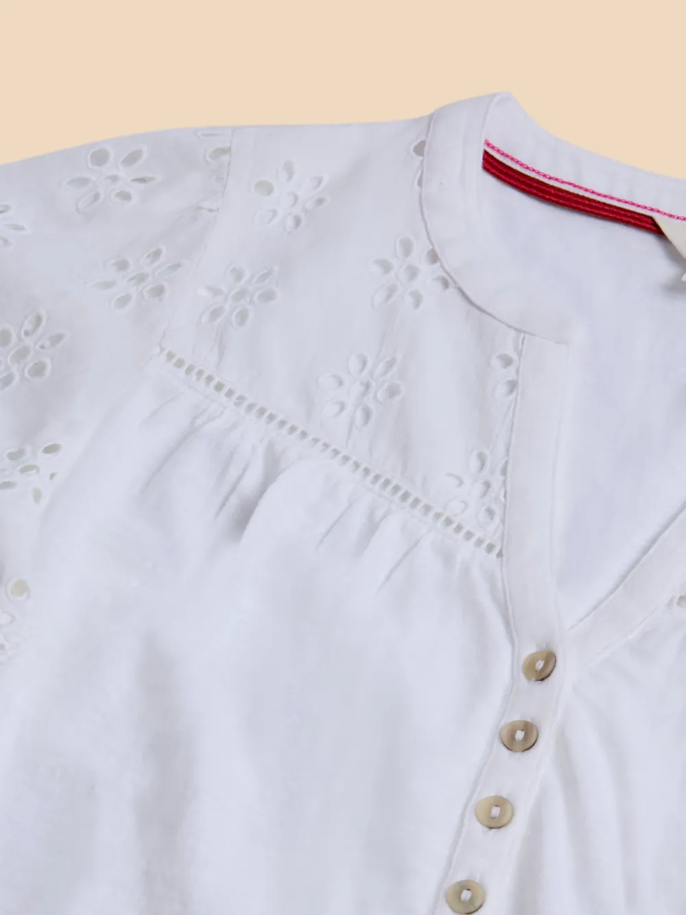 Broderie Anglaise Cotton Top