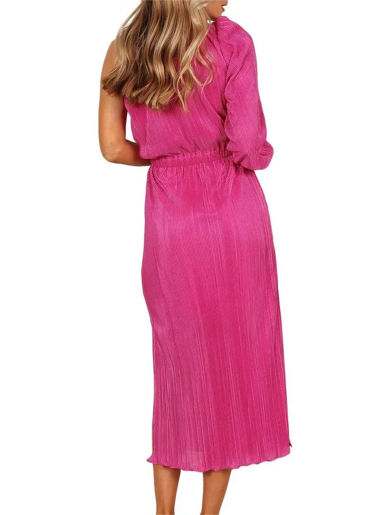 Women's Off Shoulder Slit Dress