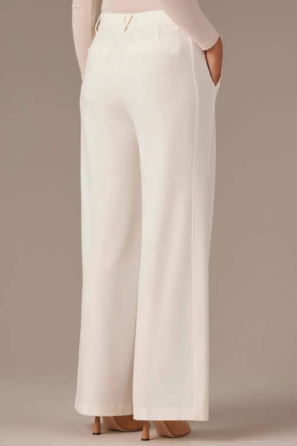 Petite Side Panel Tailored Trousers
