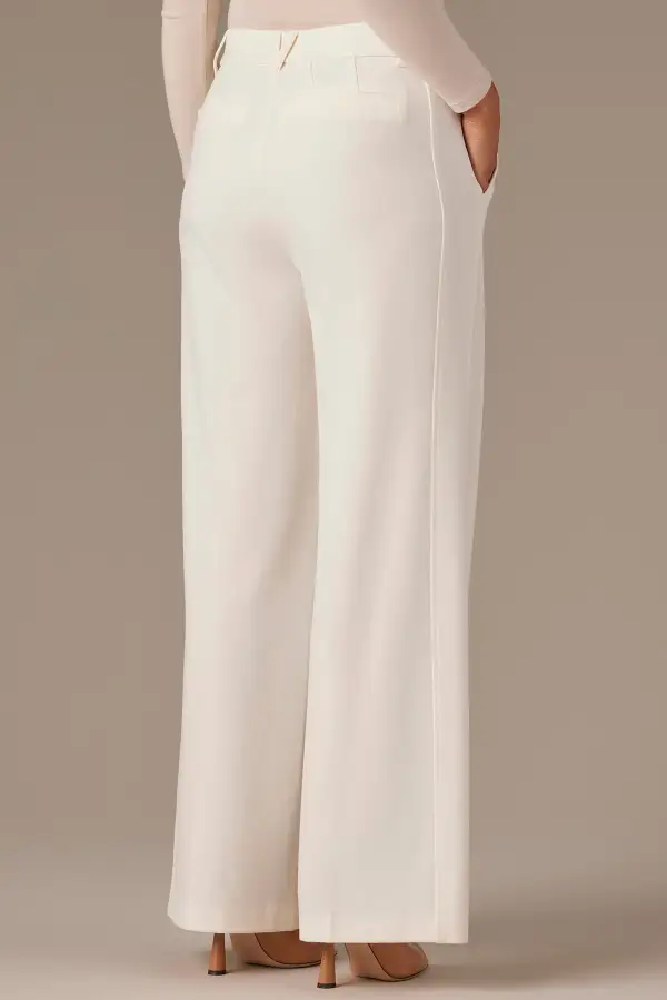 Petite Side Panel Tailored Trousers
