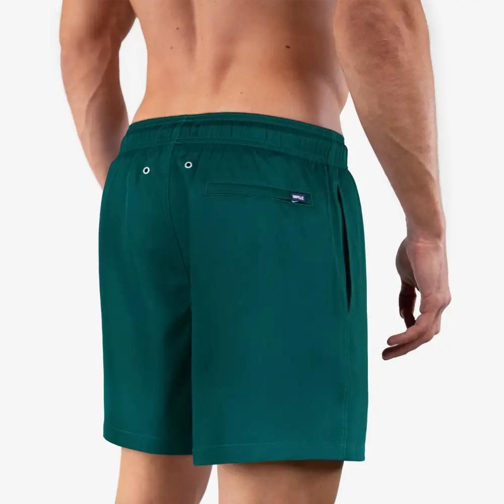 Night Green Mid-Length Hybrid Short