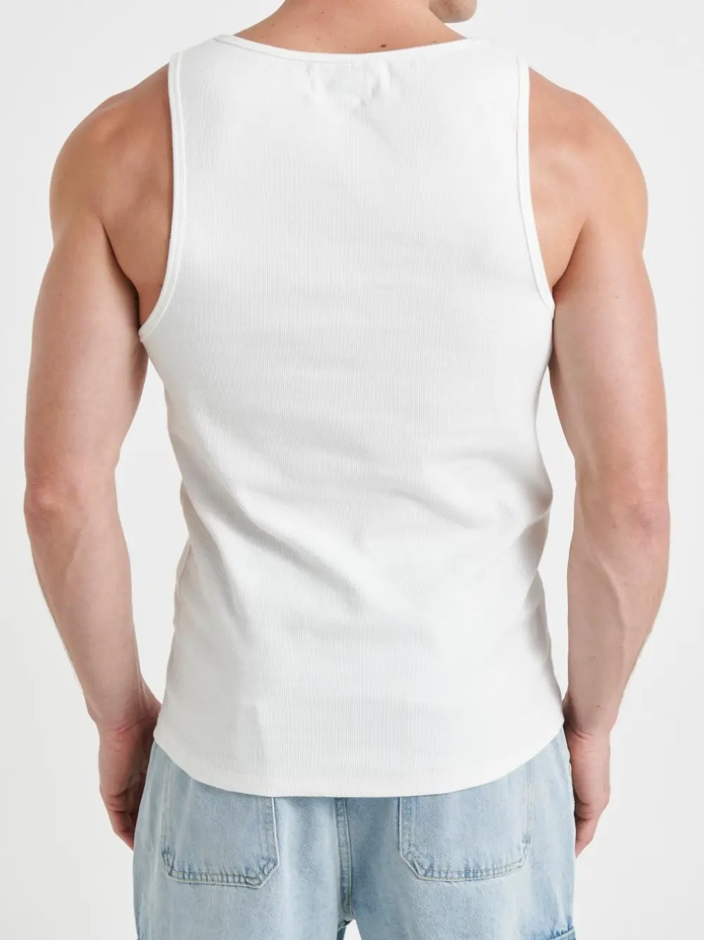 Simple And Soft Versatile ivory Tank Tops