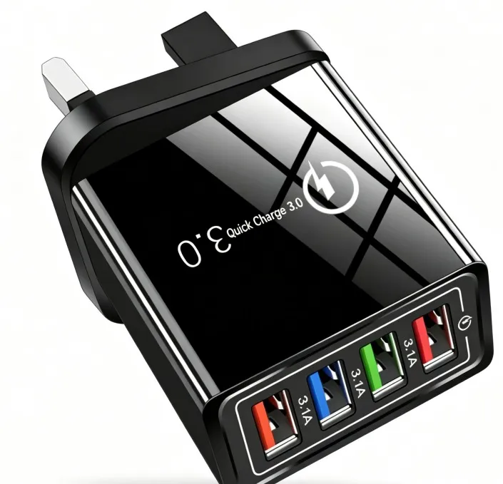 The Charger Big Tech Hates |   4-Port Quick Charge 3.0 + AI   Performance Boost