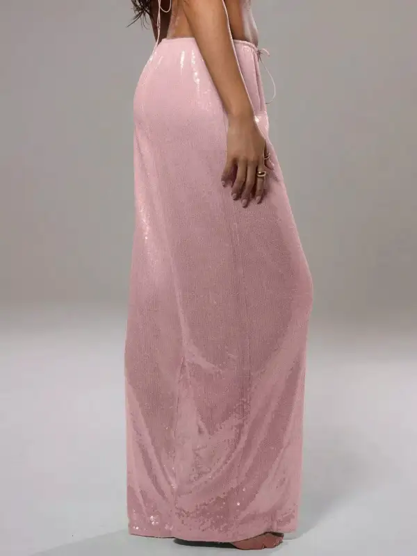 Everyday Sequin Wide Leg Pants