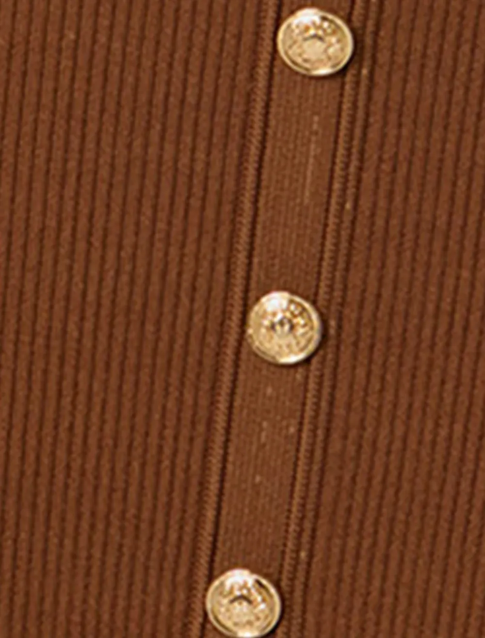 Button Through Knit Dress