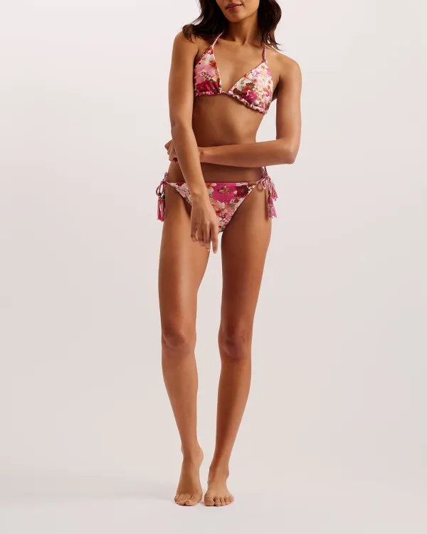 Veneza Reversible Triangle Bikini Top Pink