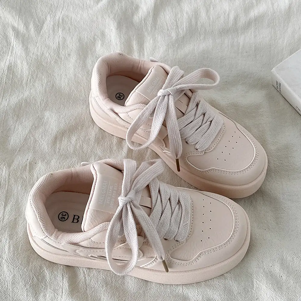 Self Made Skater Sneakers In Pink