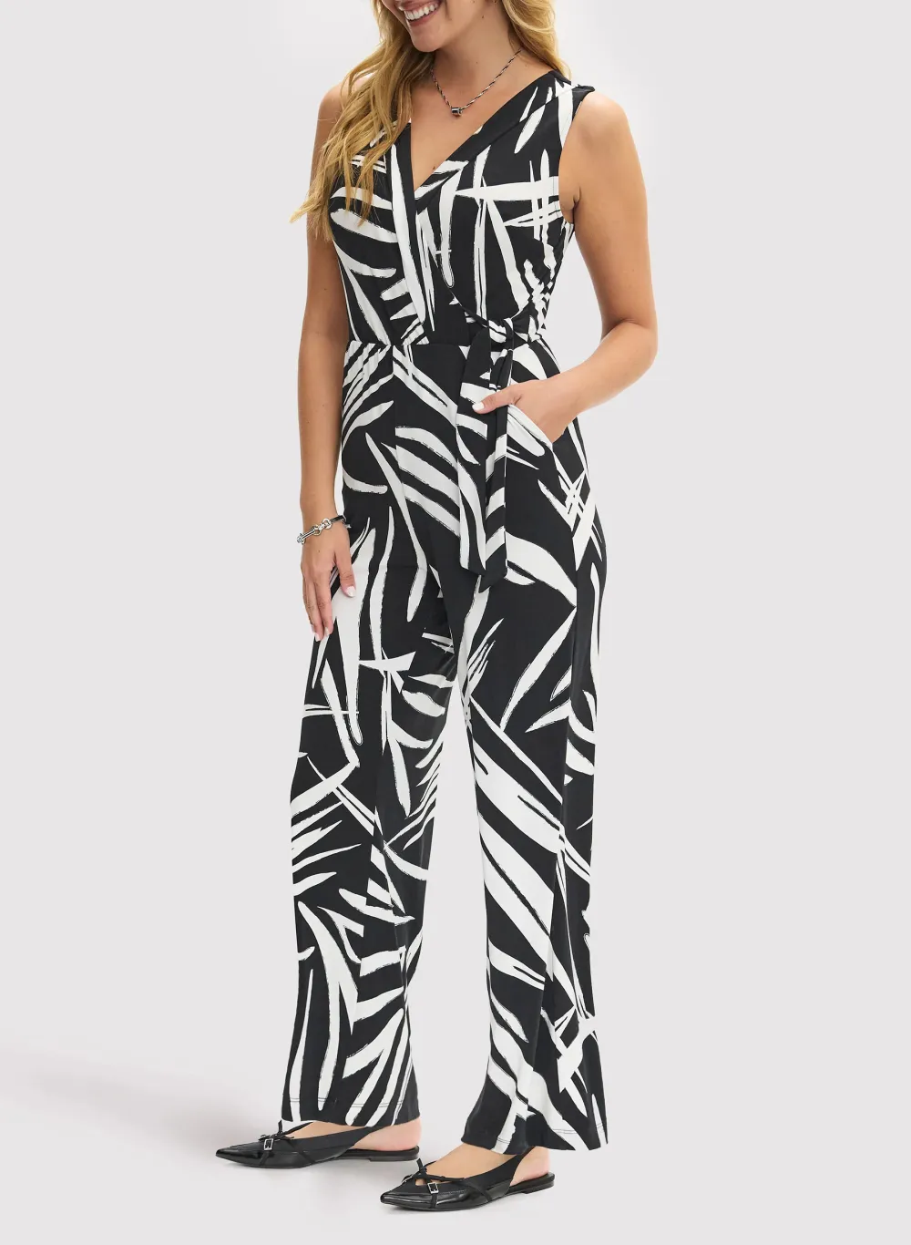 Women's Geometric Print Jumpsuit