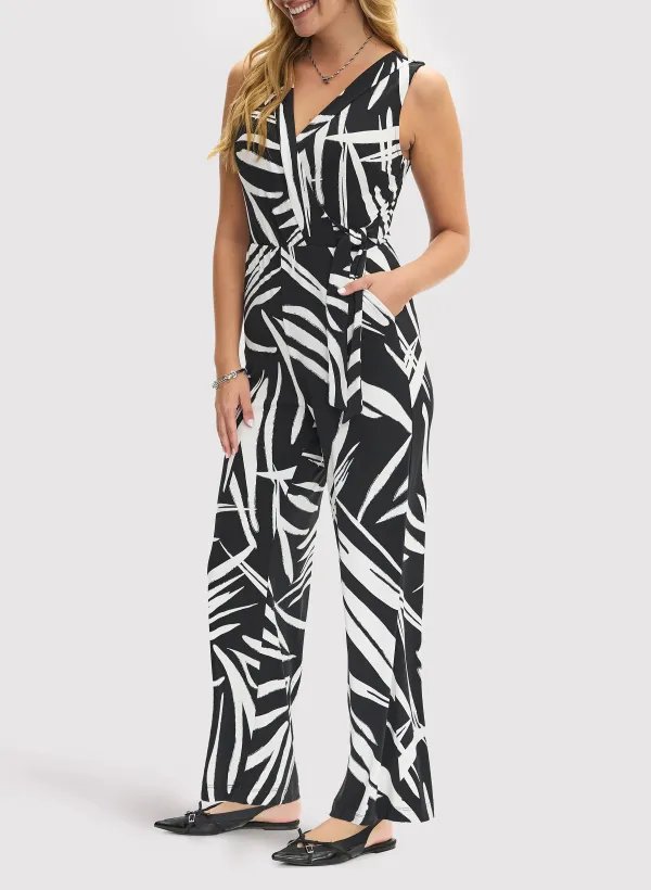 Women's Geometric Print Jumpsuit