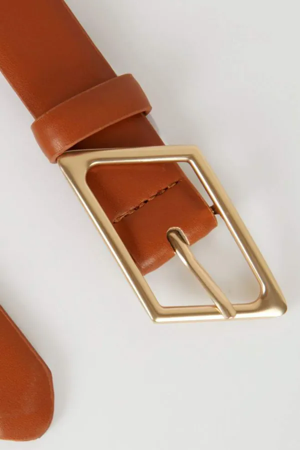 Brown Versatile And Fashionable Women'S Belt