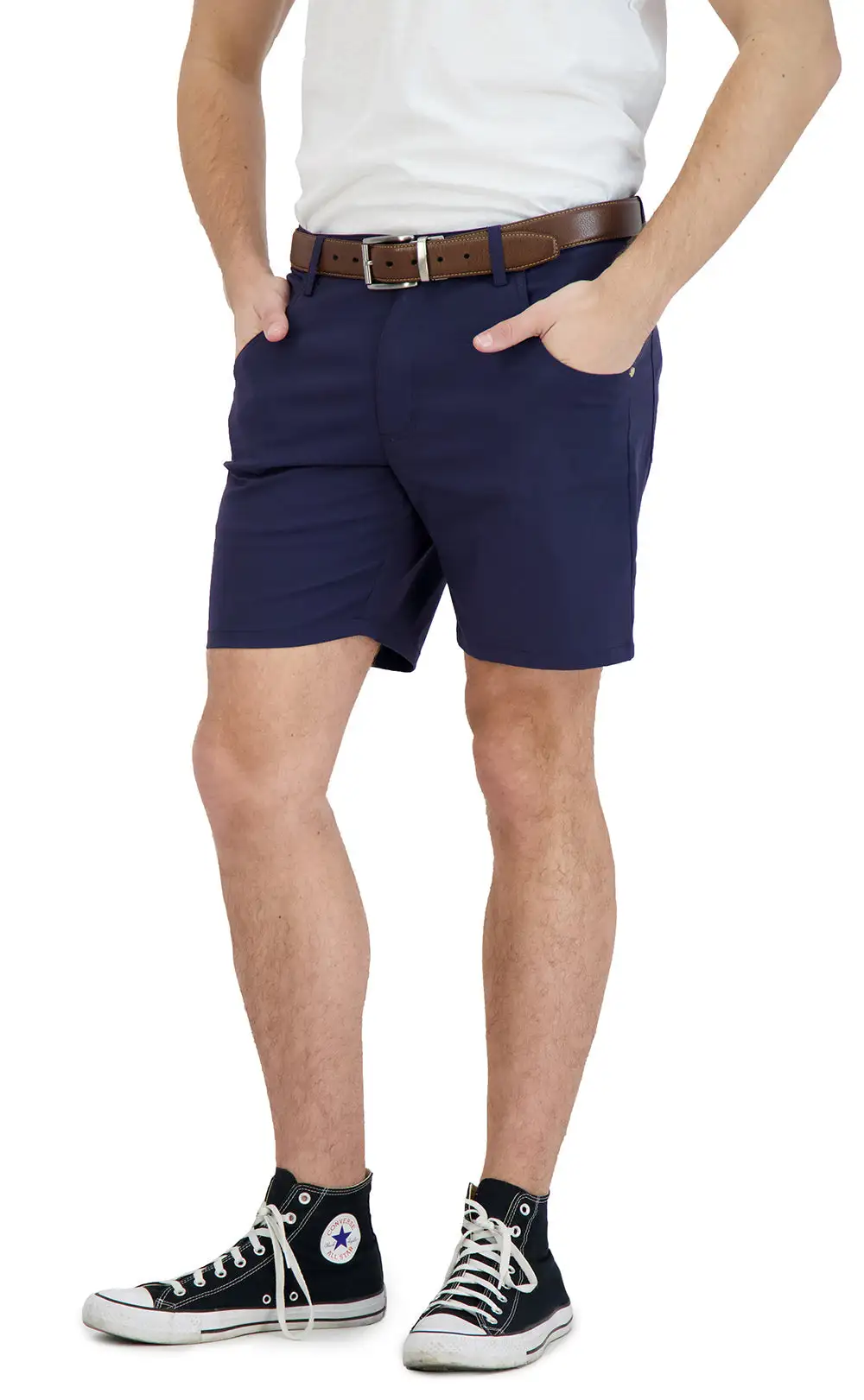 Laid Back Stretch Denim Shorts