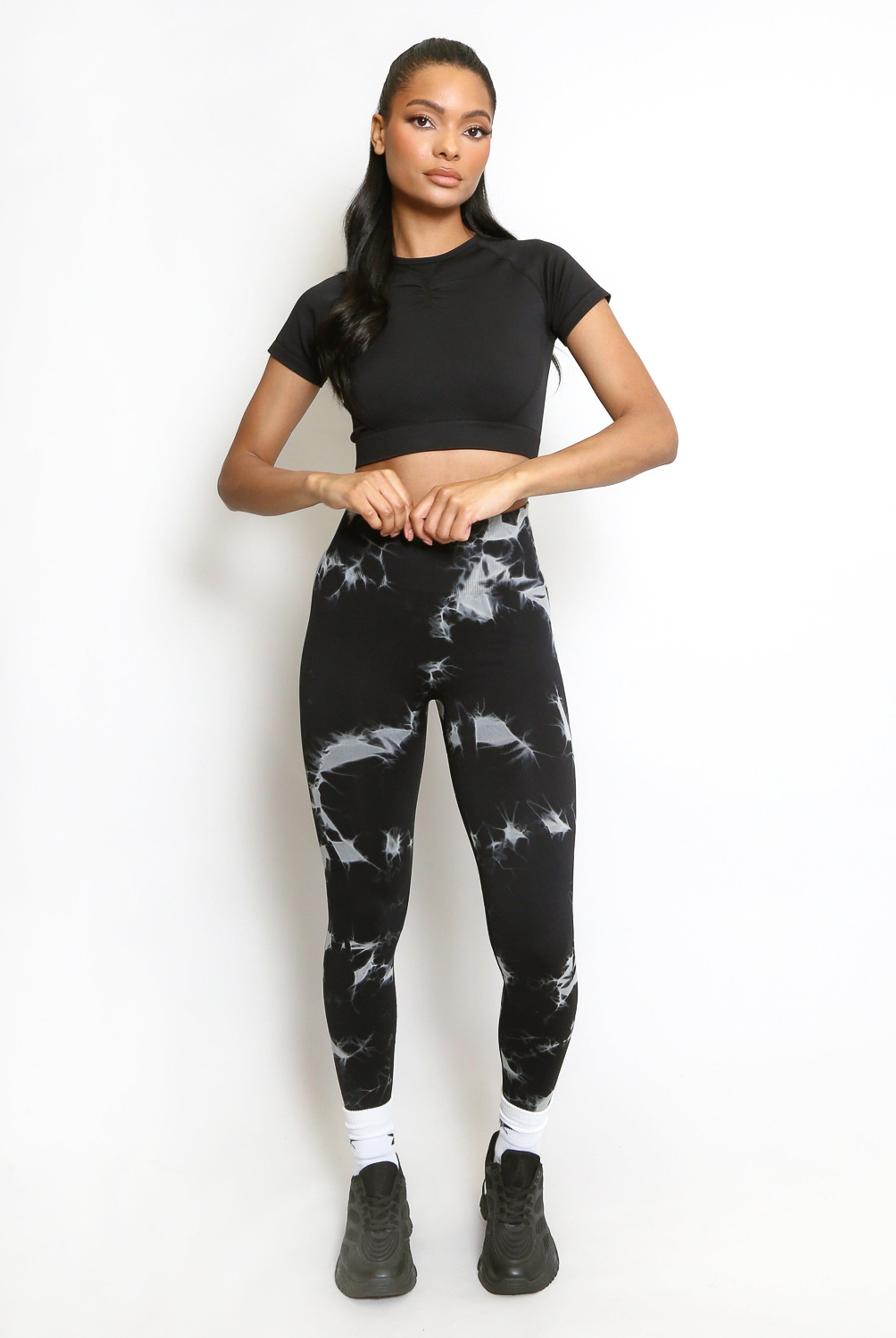 Tie Dye Print Bum Sculpt Leggings - Cecilia