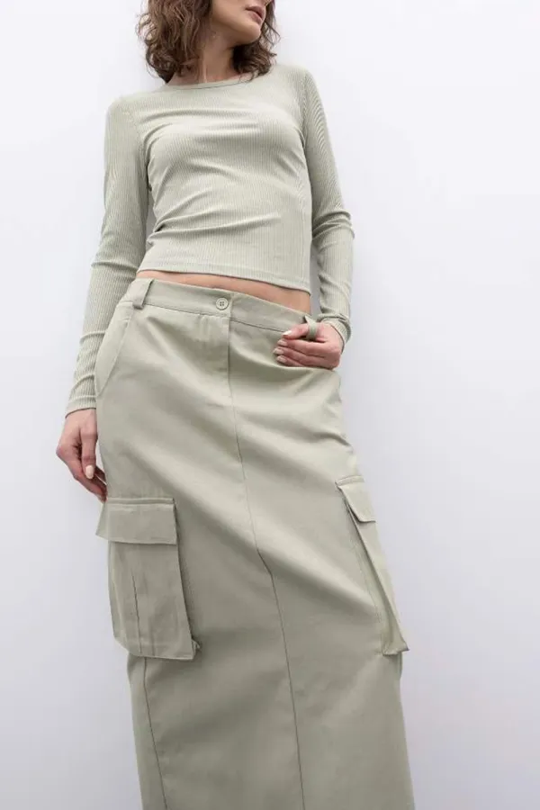 Soft Cotton Solid Long Sleeve Tee