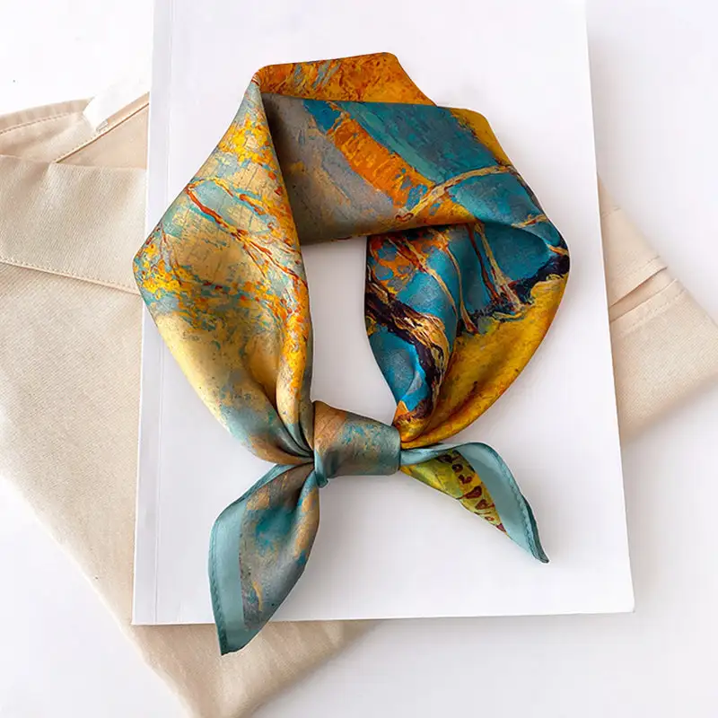 Soft Square Print Scarf