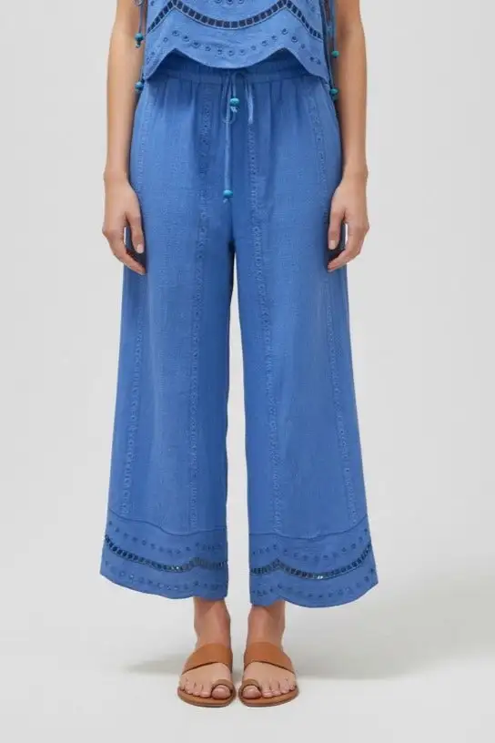 Embroidered Everyday Pants