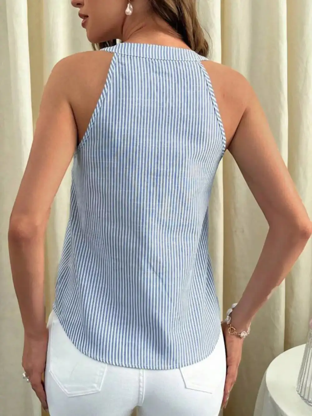 Button Front Tank