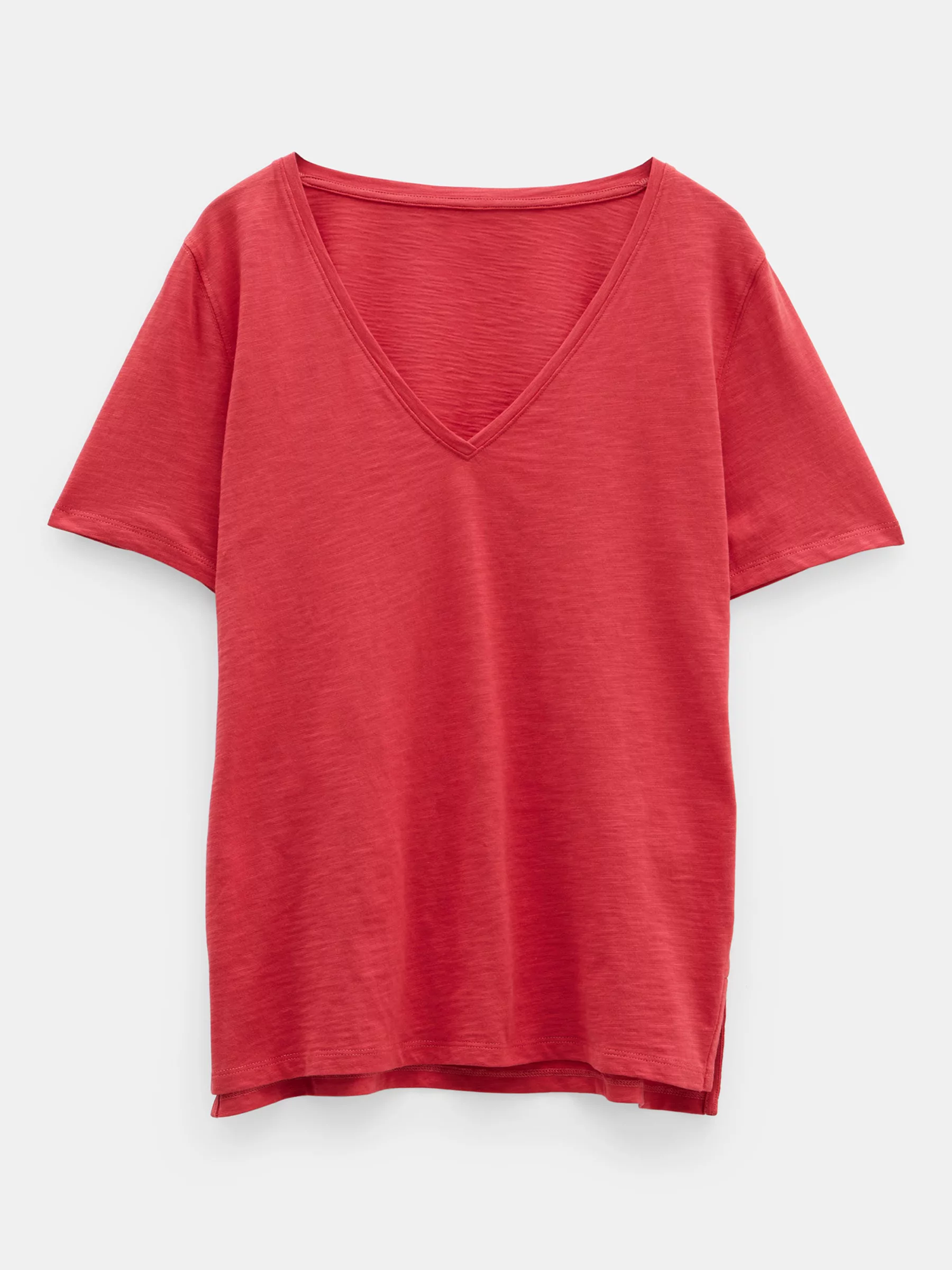 Kali Cotton Slub V-Neck T-Shirt