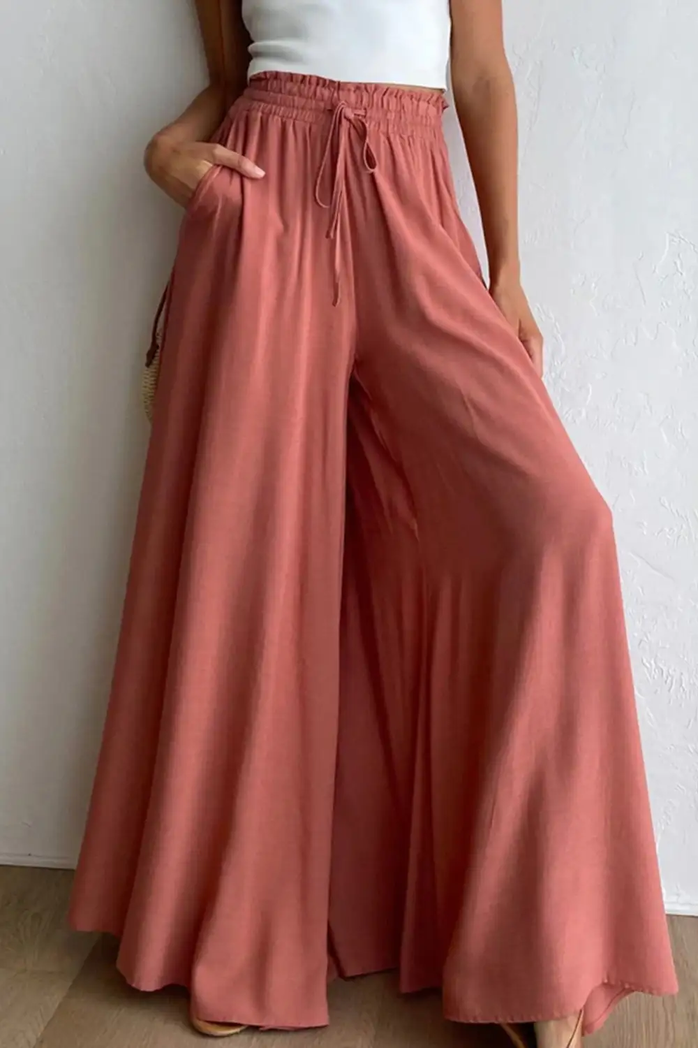 Easy Waist Wide Leg Pants