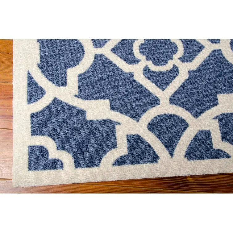 Ariene Navy Blue Indoor/Outdoor Rug