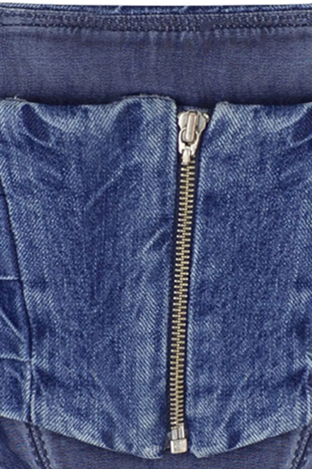 Off The Shoulder Denim Bustier
