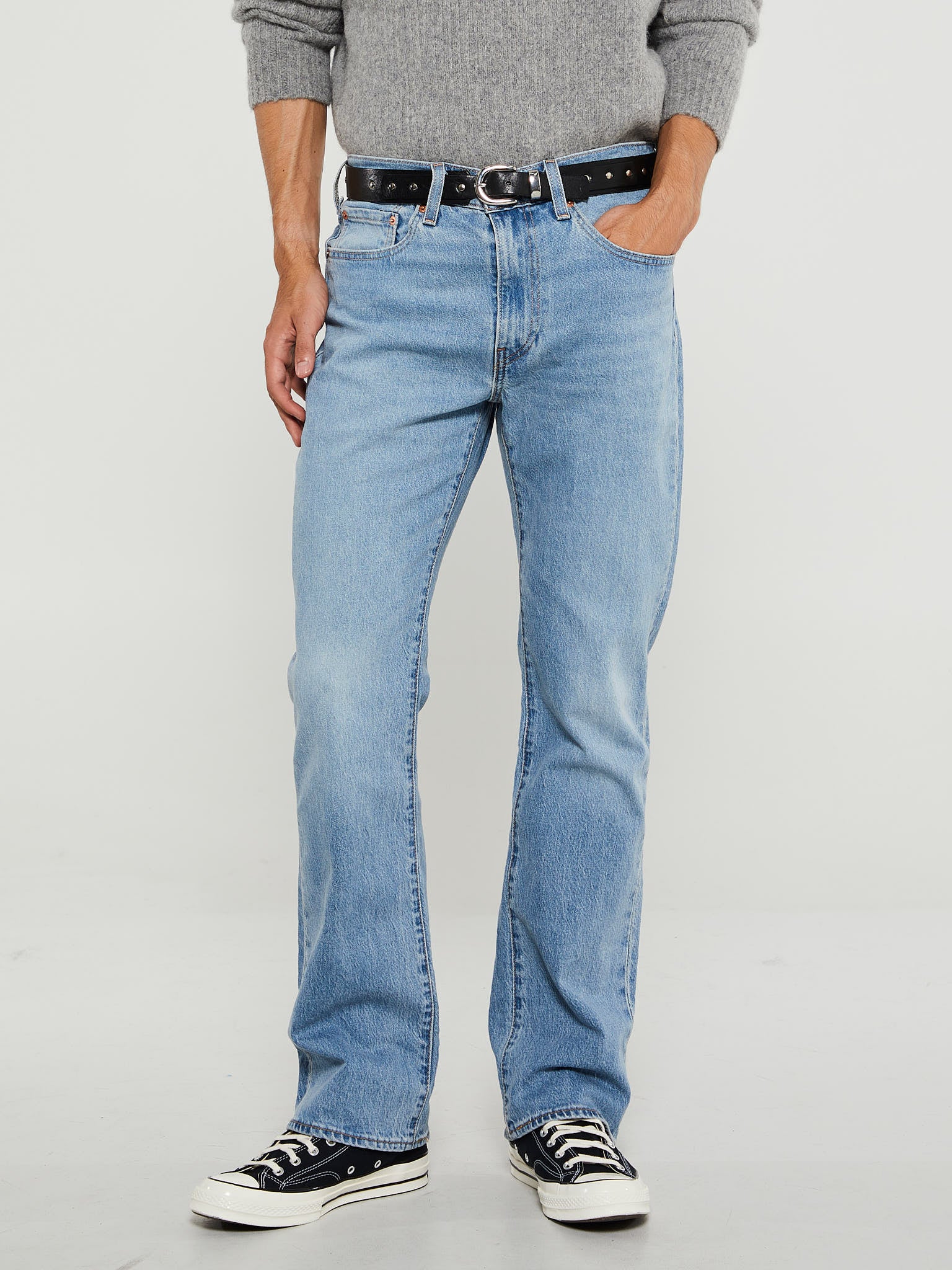 527 Slim Boot Cut Jeans in Its All Fun Med Indigo - Worn In