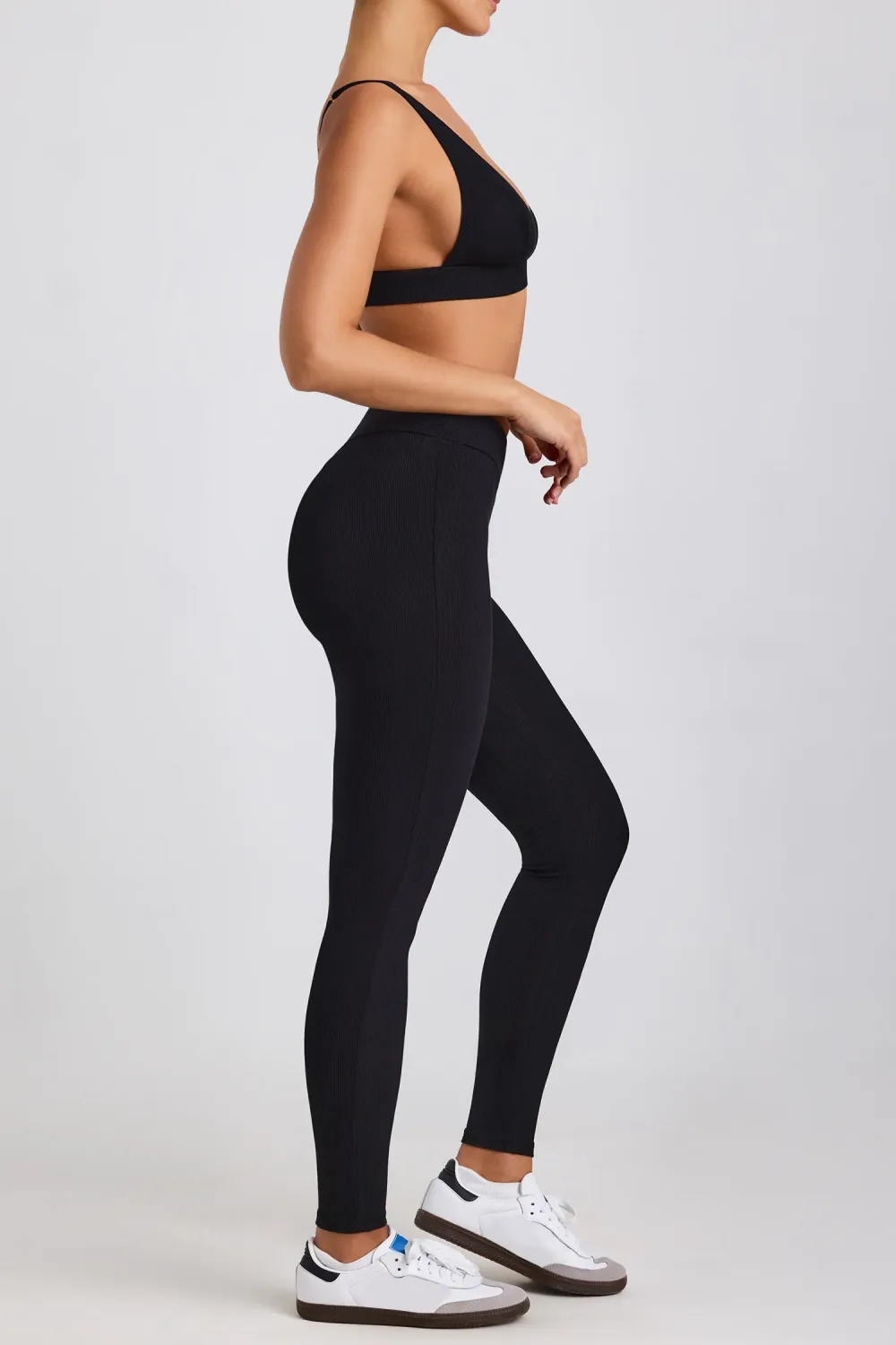 Easy Everyday High Waist Stretch Slim Fit Trousers