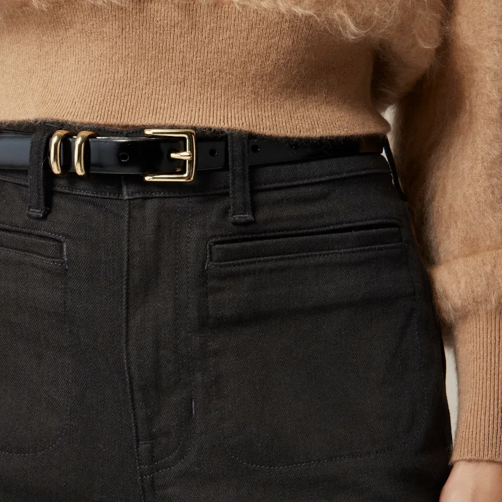 High-Rise Semi-Stretch Flare Jeans