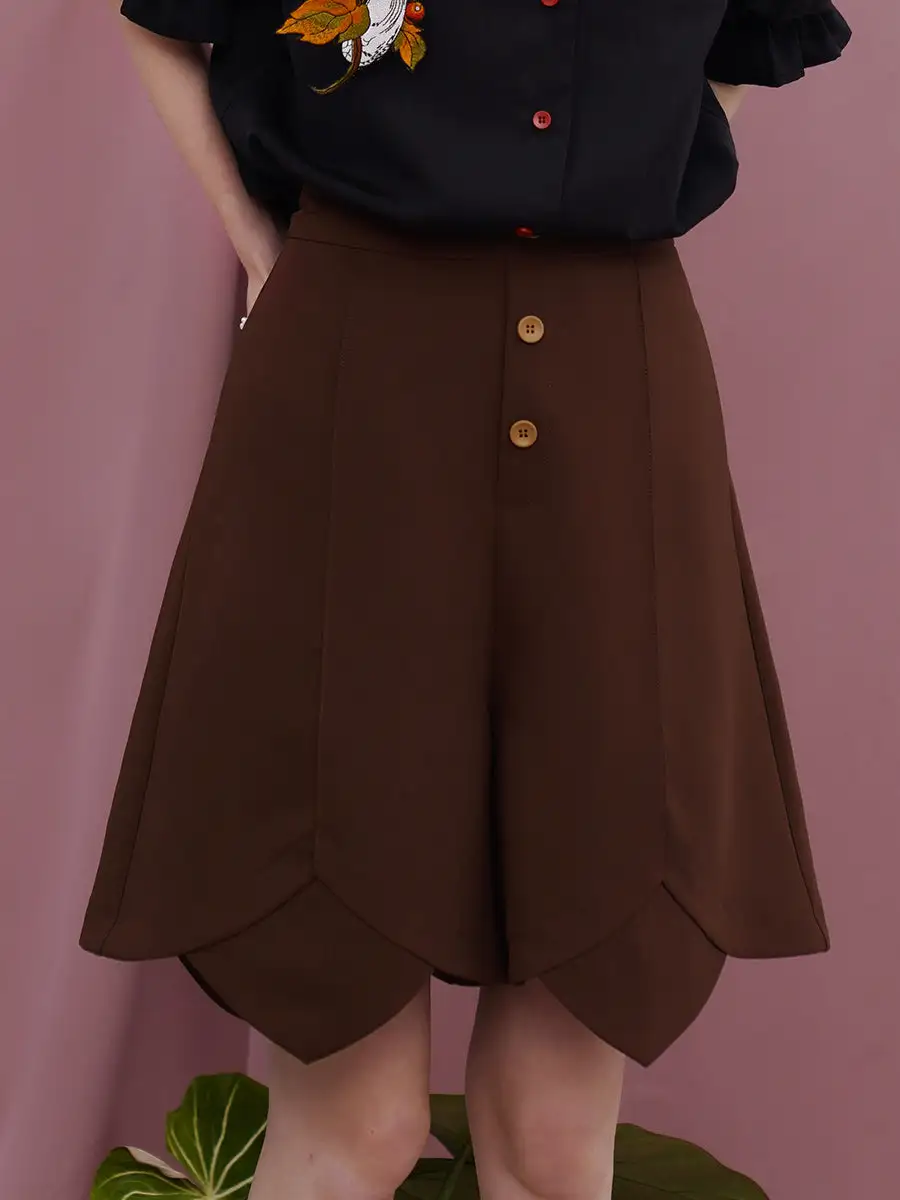 Effortless Boutique Everyday Casual Polyester Shorts