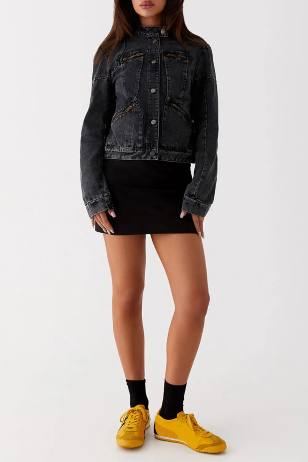 Denim Jacket - Charcoal