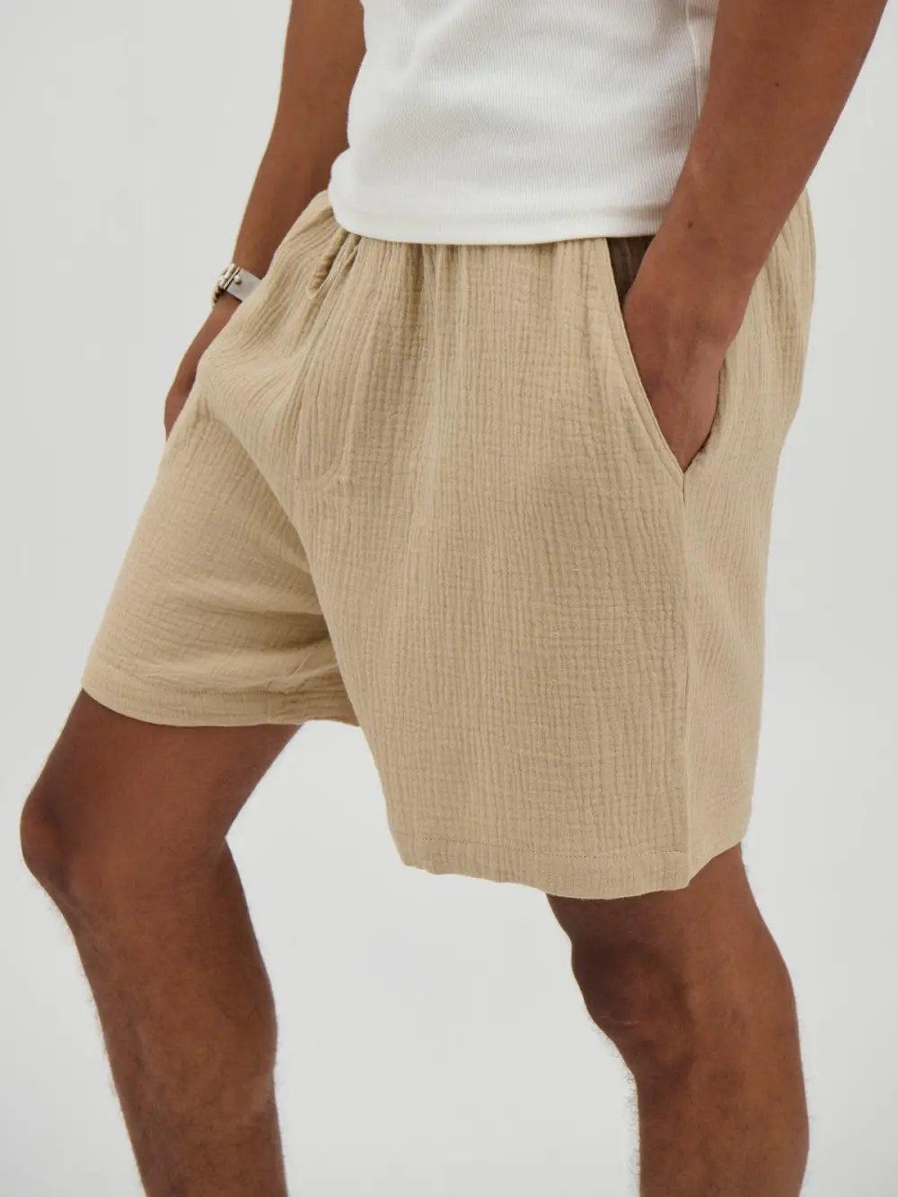 Casual And Comfortable Sand Shorts