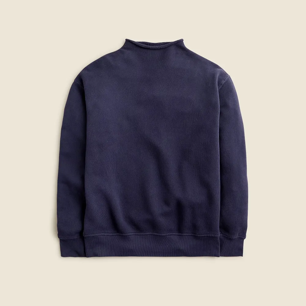 Cotton Terry Rollneck Sweatshirts