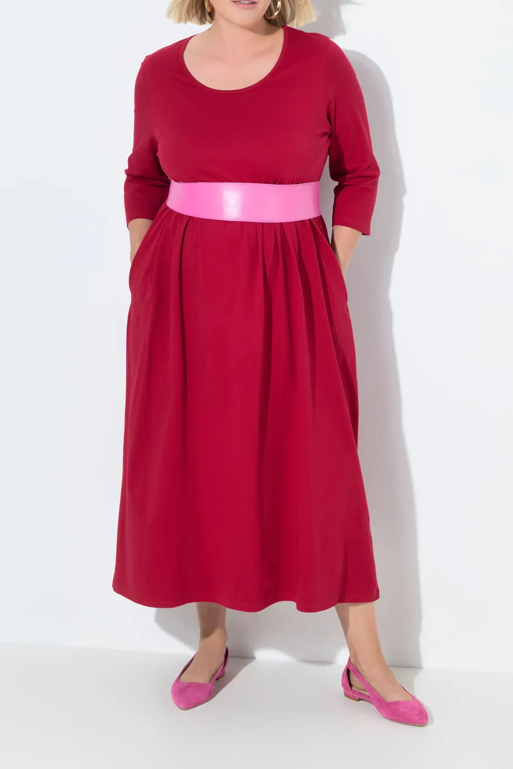 Round Neck Pure Cotton Dress
