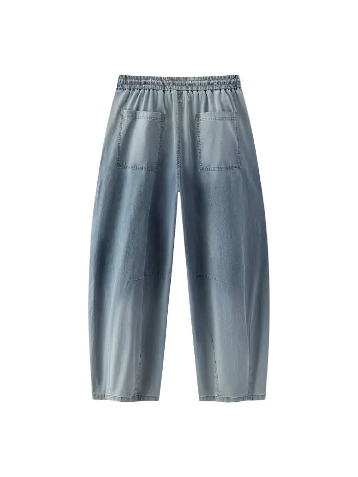 Men's Drawstring Denim Denim Pants