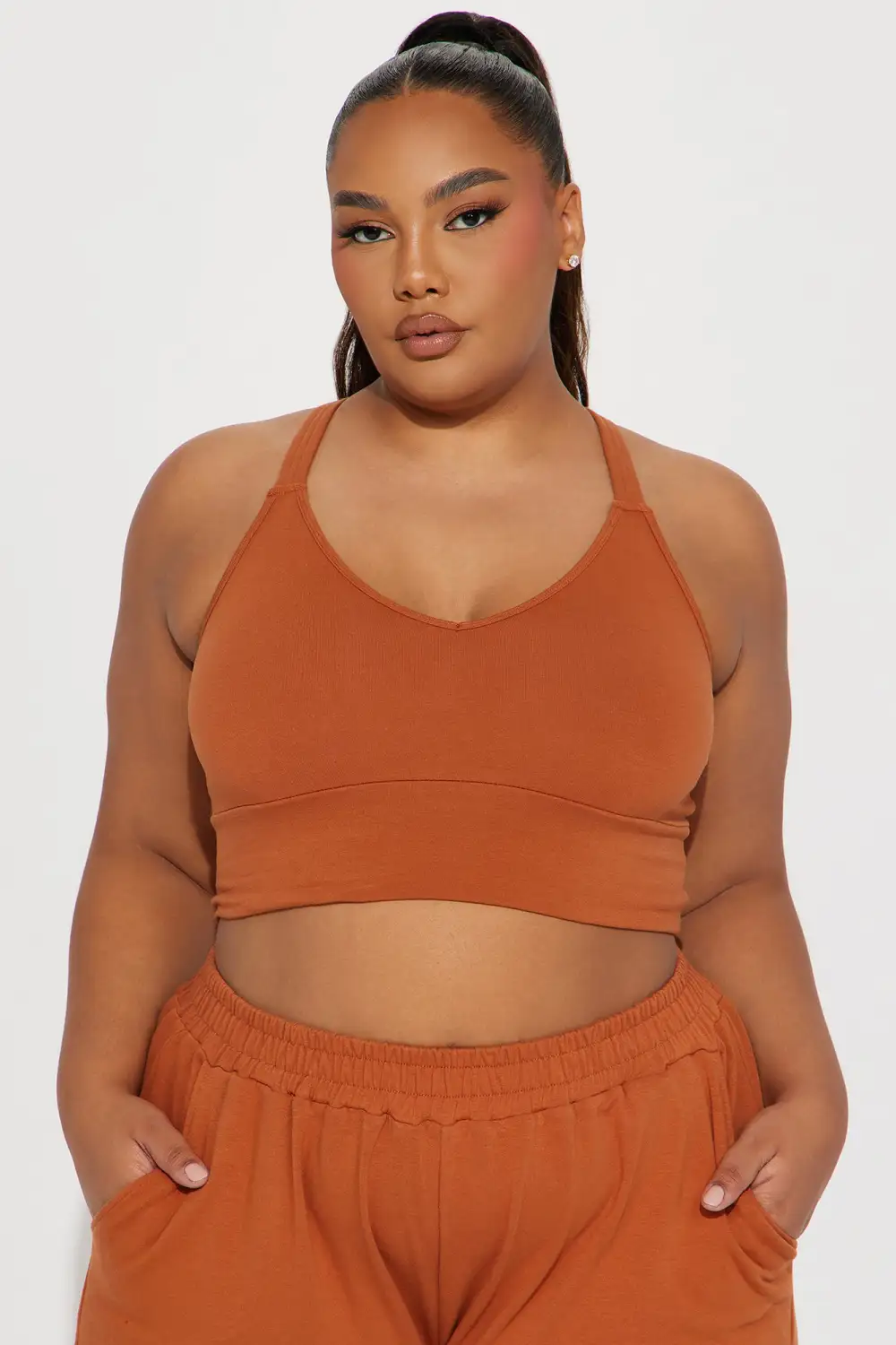 Gone Again Jogger Set  - Terracotta