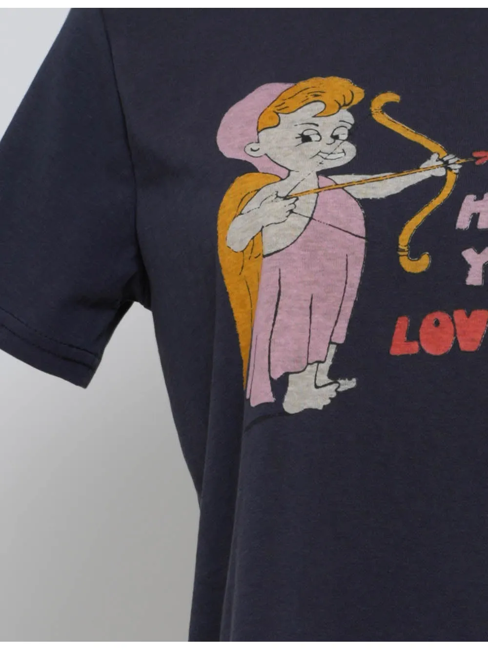 Chic Cupid Round Neck Short Sleeves T-shirt