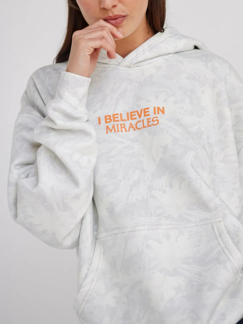 Women's Whimsical Pattern Letter Print Hooded Long-Sleeve Sweatshirt