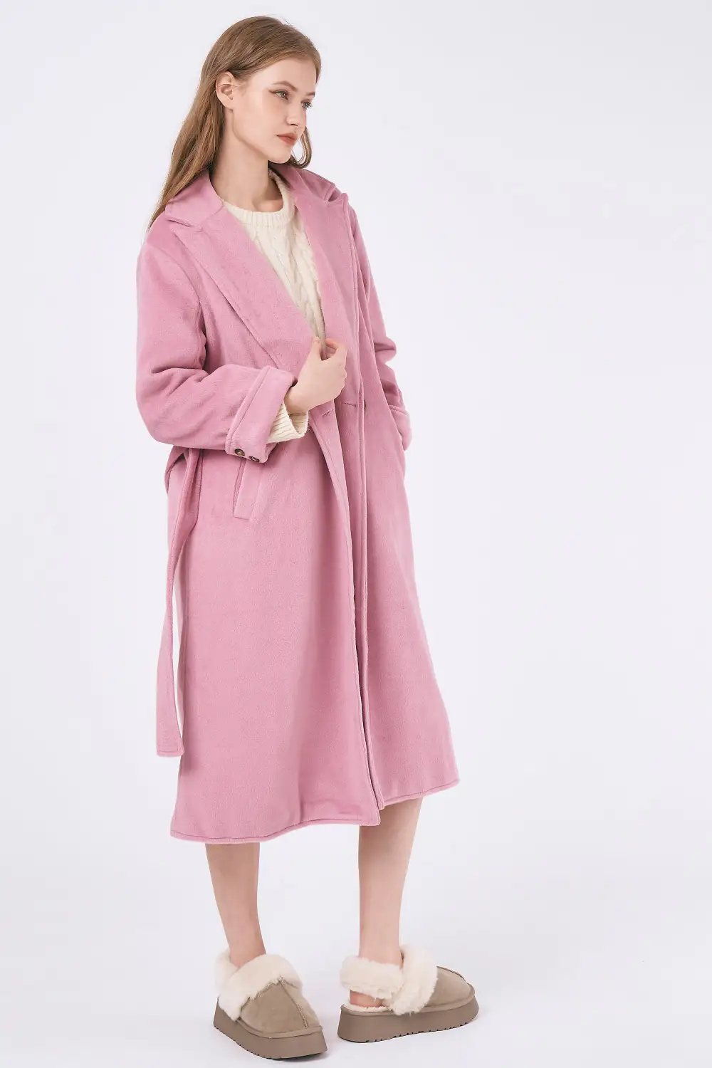 Abigail Belted Long Coat