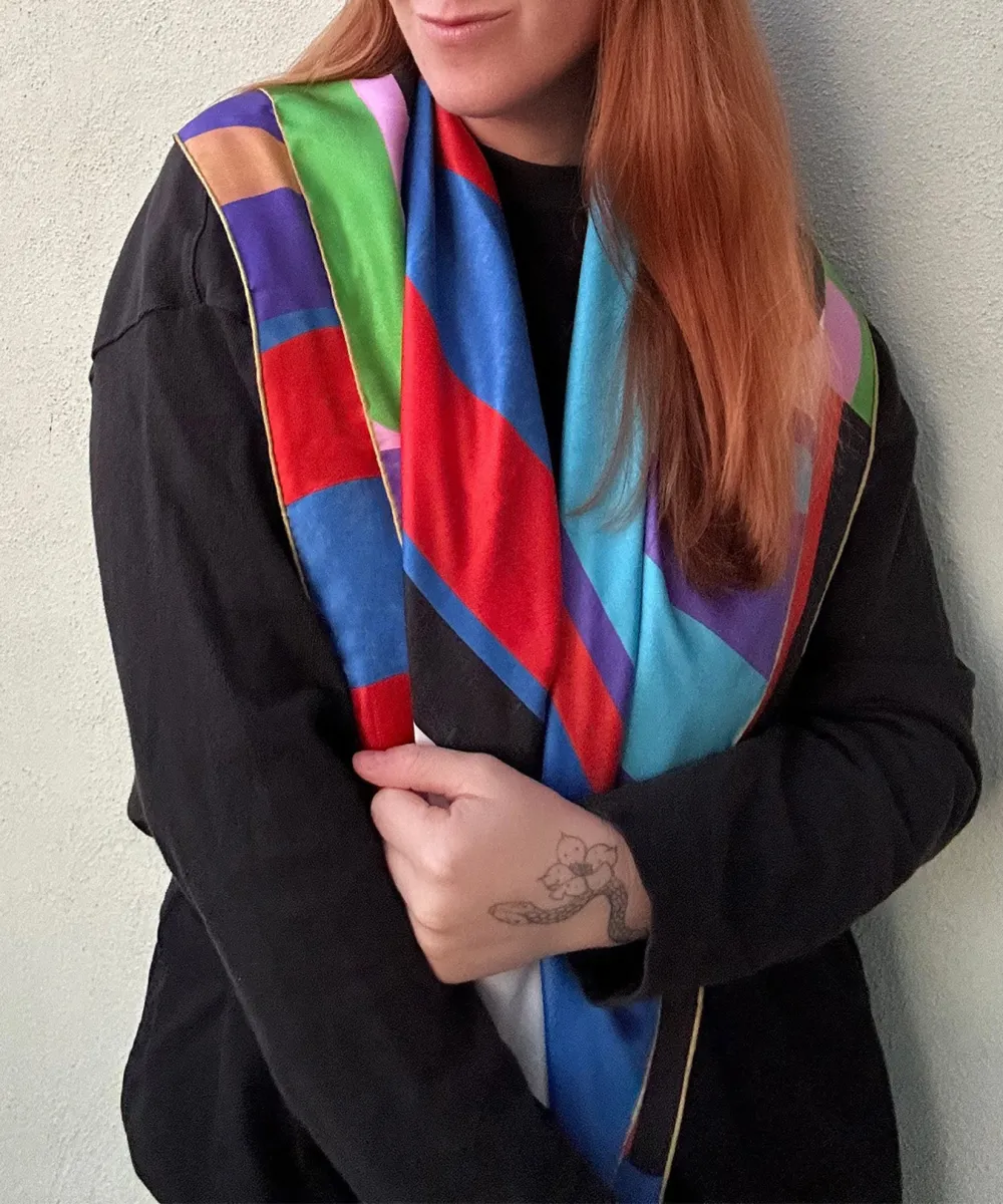 Slight Stretch Art Graphic Square Scar