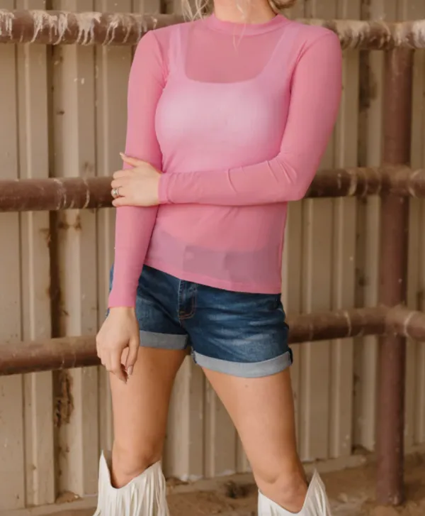 Balanced Everyday Mesh Top