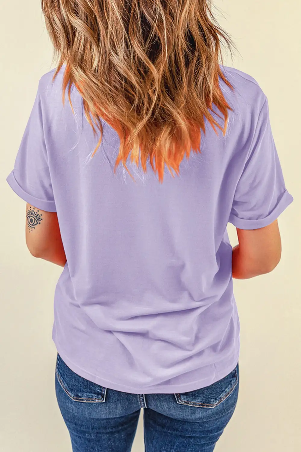 Airy Drop Shoulder Short Sleeve Tee